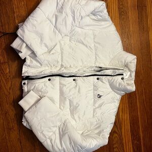 Ryderwear Classic White Puffer Jacket